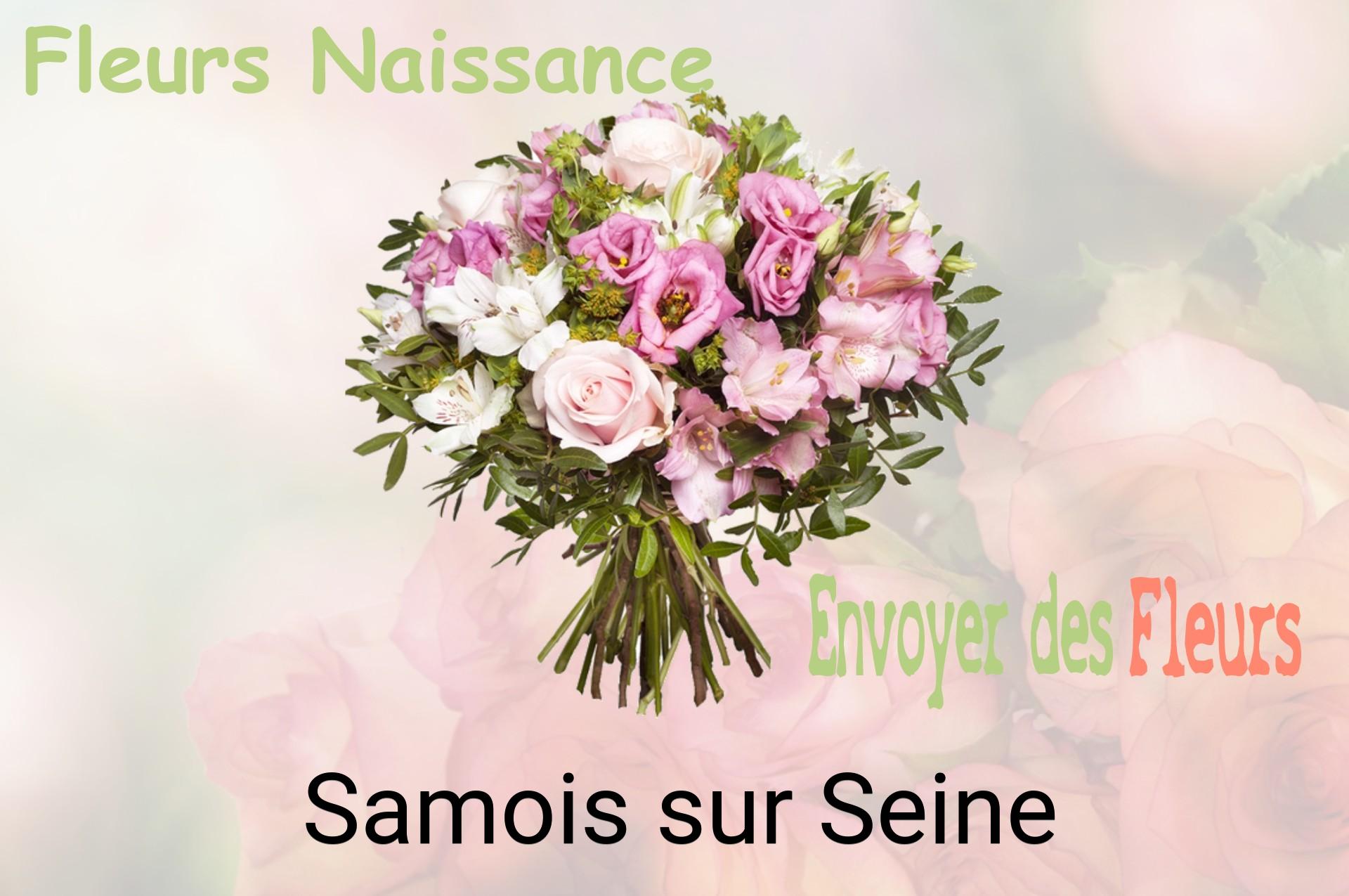 Bouquet de fleurs de naissance livré à Samois-sur-Seine